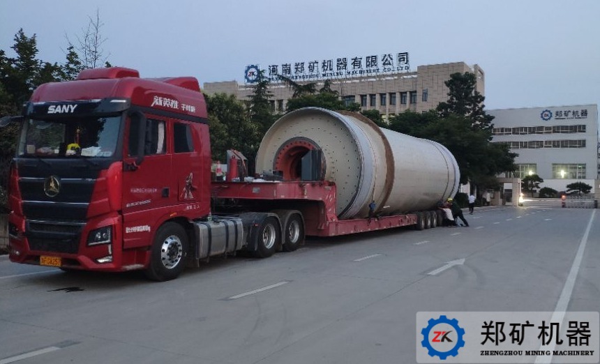河南郑矿机器内蒙古Φ3.8×11.5m大型球磨机项目